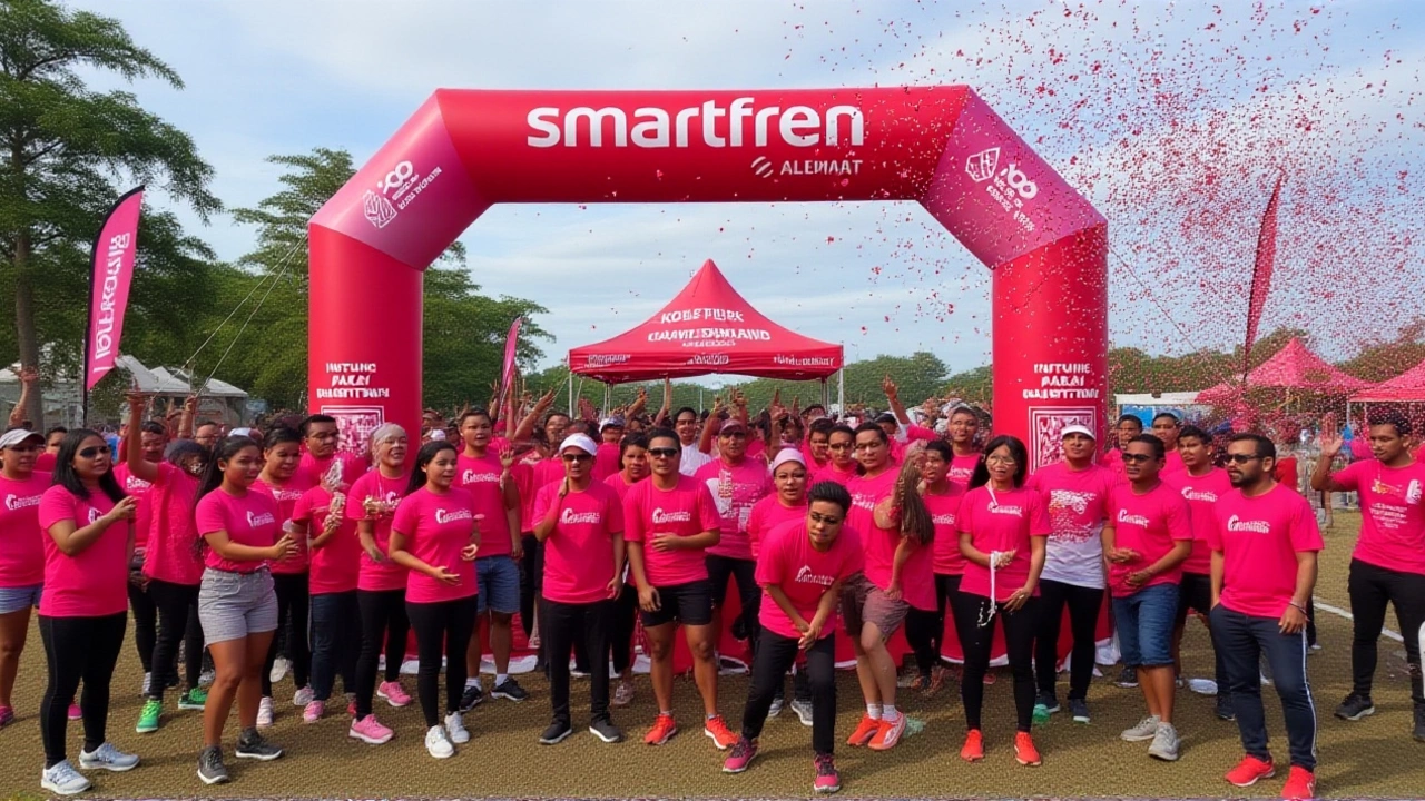 SMARTFREN Perluas 4G LTE ke Kupang & Bulukumba, Fun Run 2025 Meriahkan